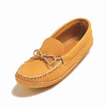 Women's Cowhide Leather Moccasins With Double Padded Sole