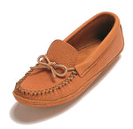 Men's Heavy Cork Bullhide Moccasins With Double Padded Sole