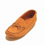 Men's Indian Tan Suede Moccasins With Suede Lining